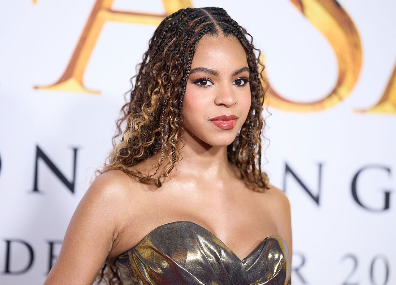 Blue Ivy Carter Disney Mufasa The Lion King red carpet