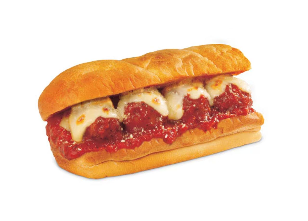 Meatballs Marinara melt at subway