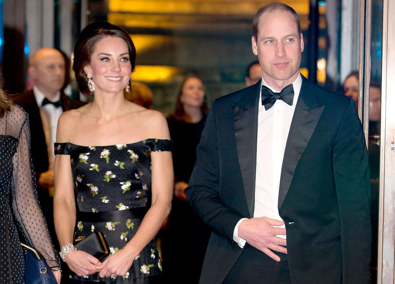 Kate Middleton and Prince William BAFTAs 2017