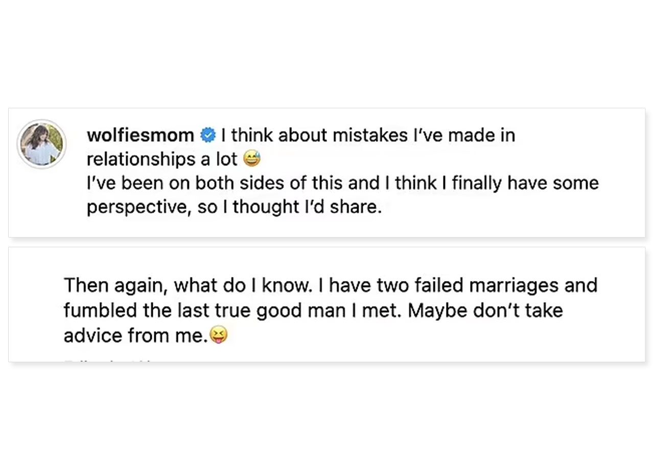 Valerie Bertinelli Instagram post about relationships