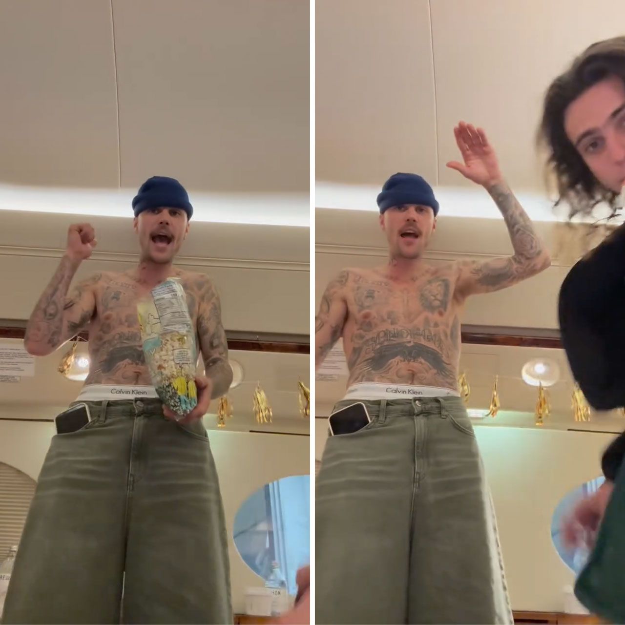 Justin Bieber sings about being high on Instagram
