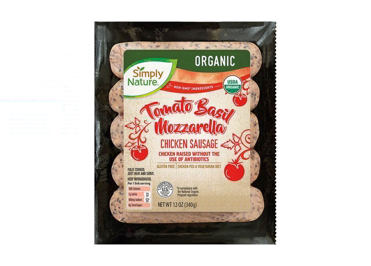 simple nature chicken sausage