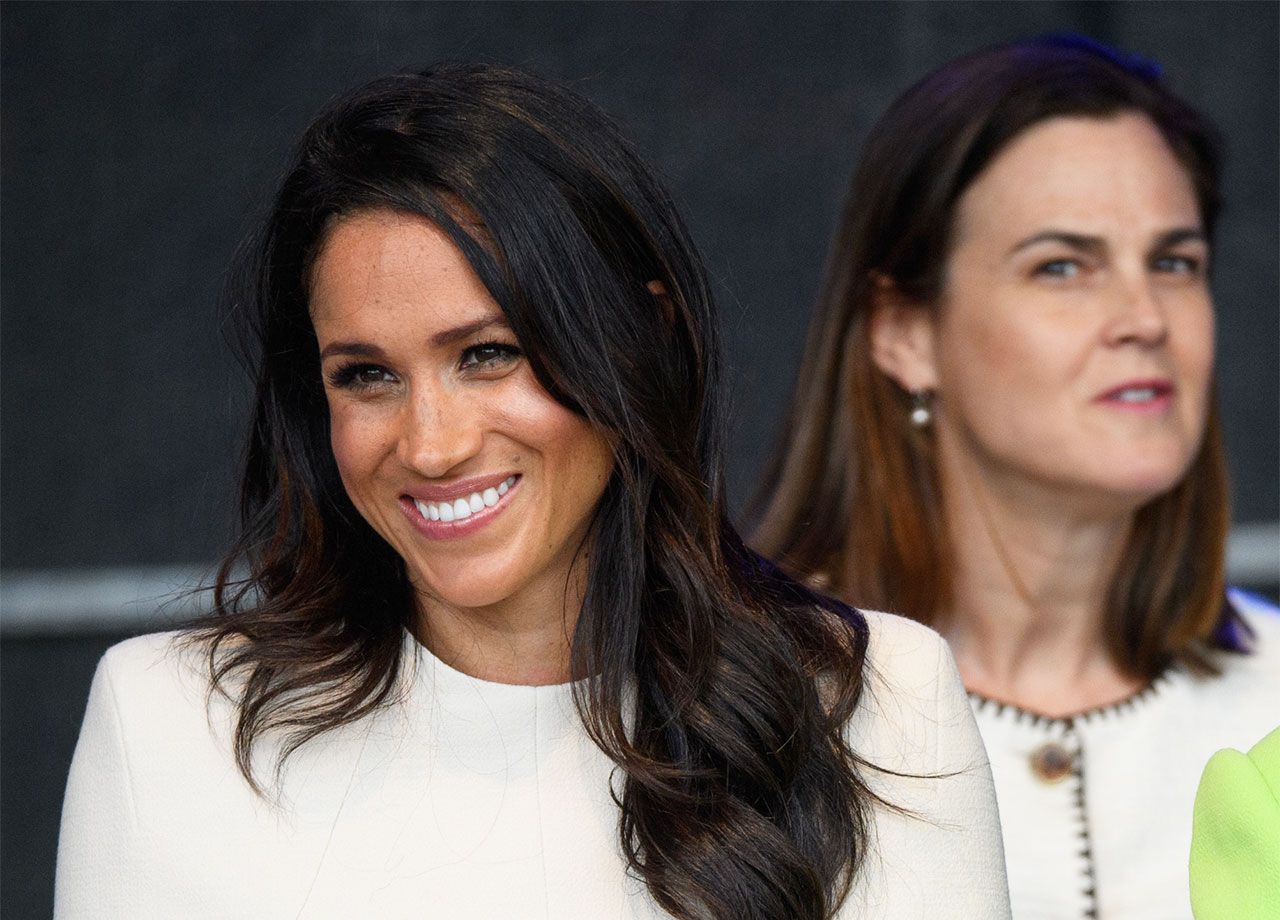 Meghan Markle and Samantha Cohen