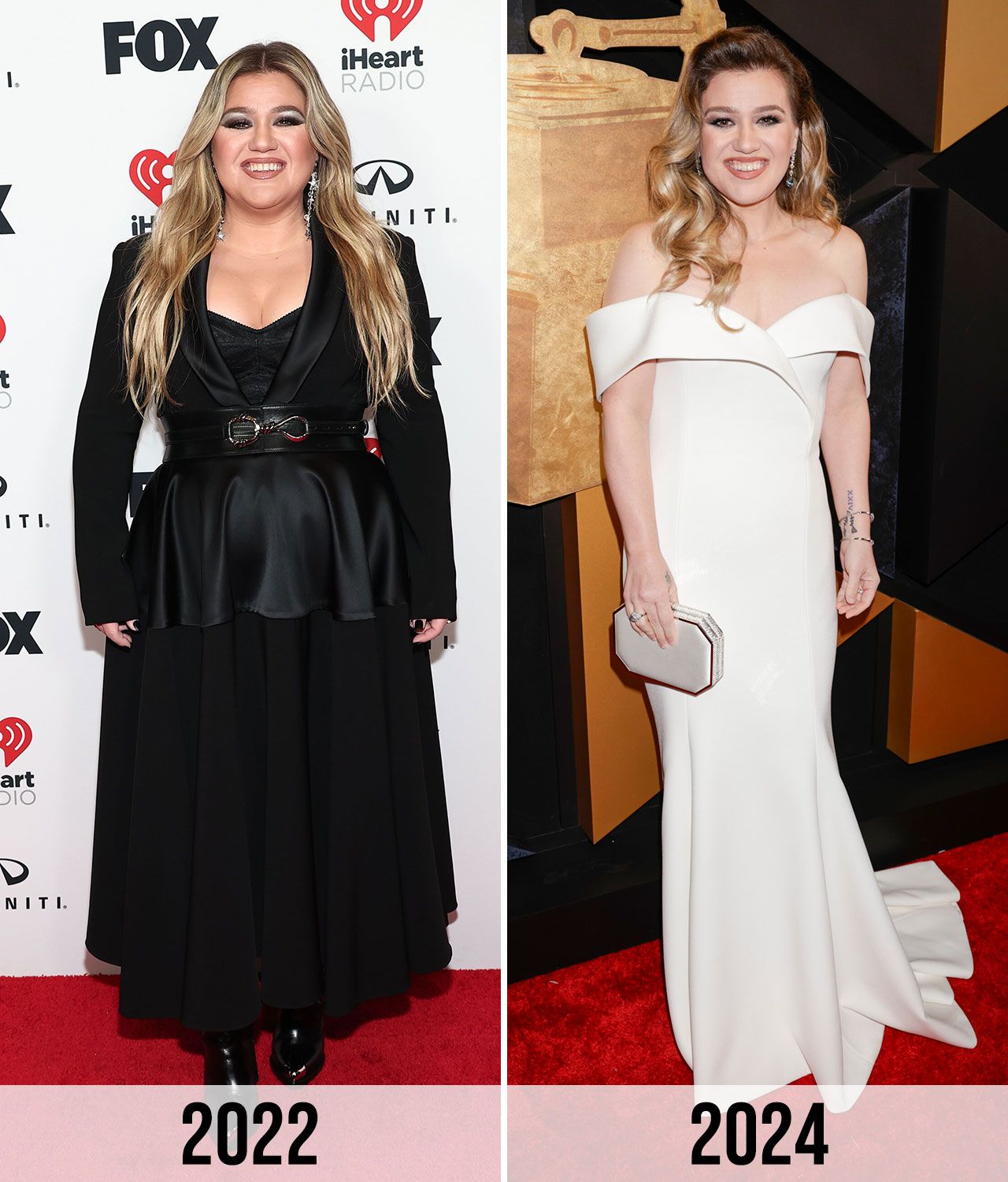 Kelly Clarkson before and after weight loss