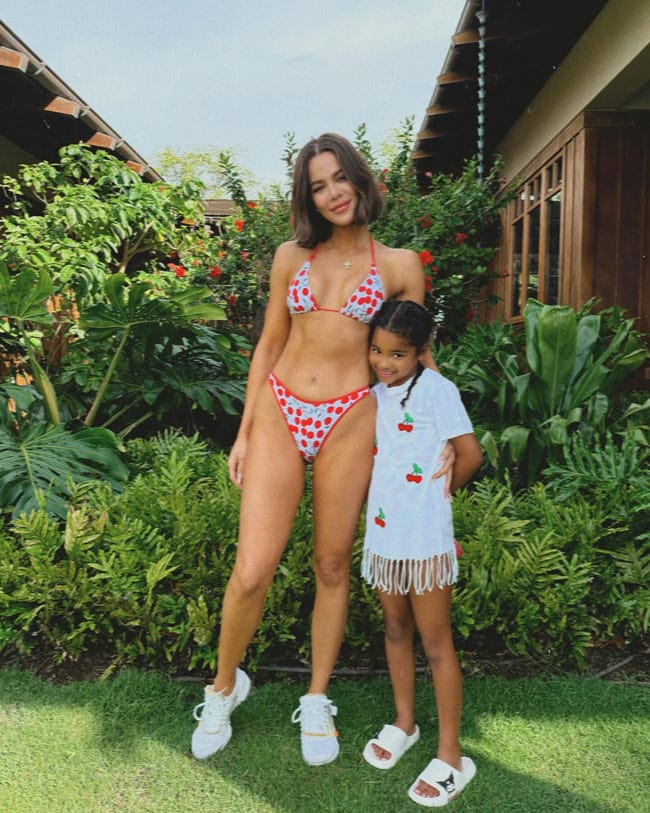 Khloe Kardashian and daughter True