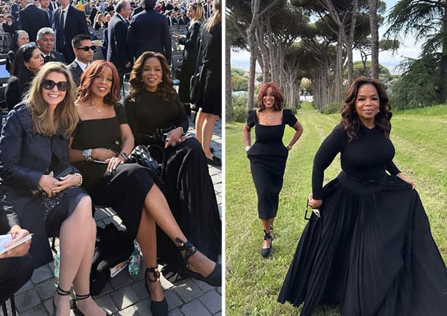 Oprah and Gayle King to see Pope Leo