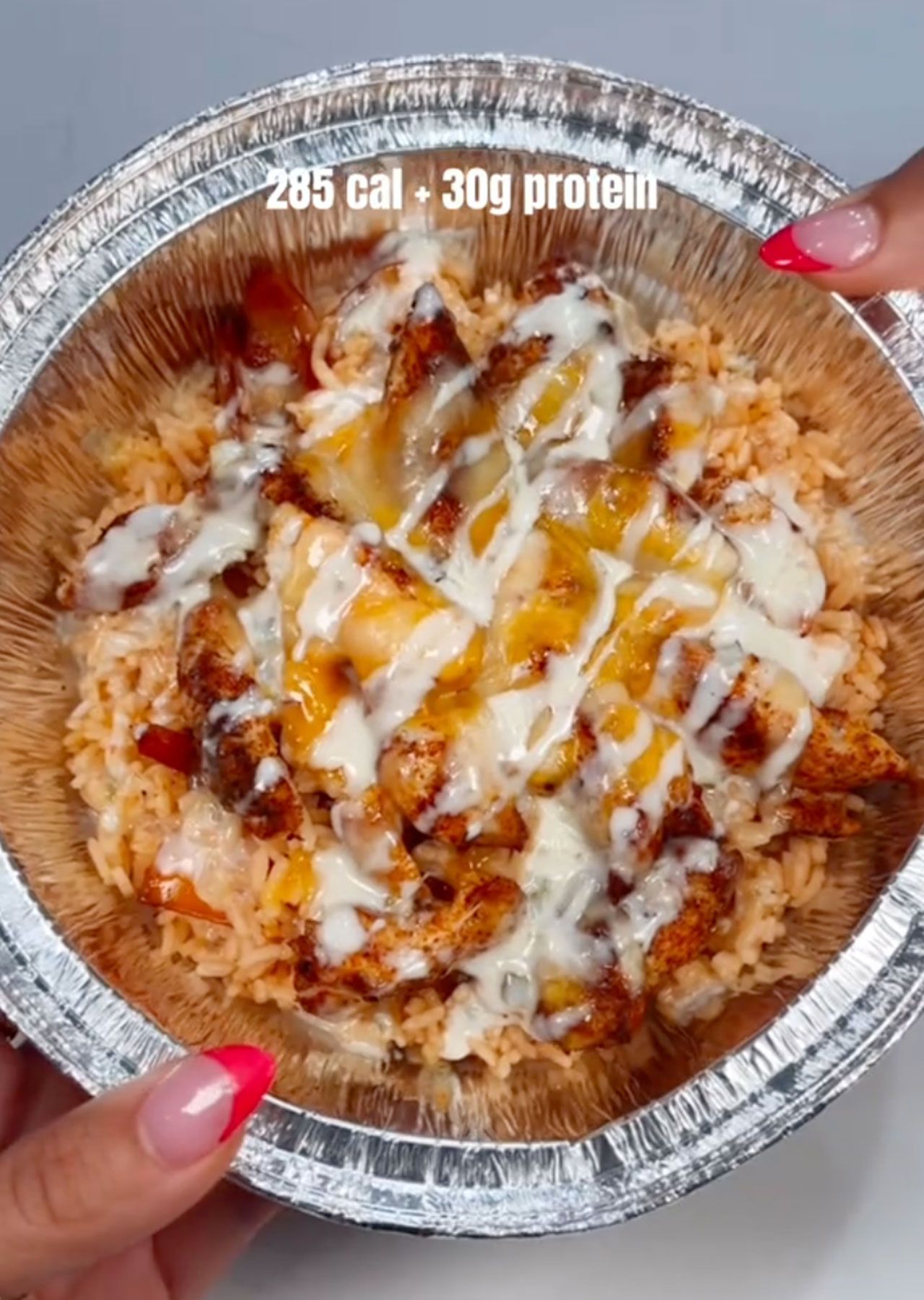 high protein fajita bowl