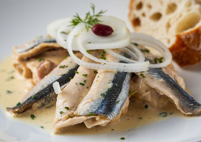 plate of sardines