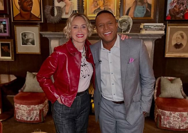 Sharon Stone Craig Melvin Today Show