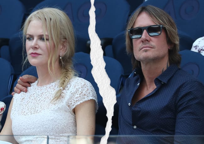 Keith Urban and Nicole Kidman split photo