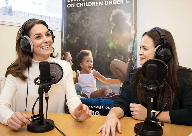 Kate Middleton on Giovanna Fletcher's Happy Mum, Happy Baby podcast