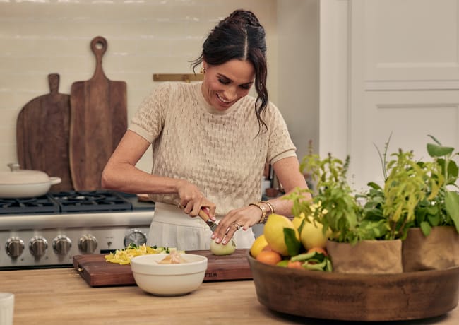 Meghan Markle cooking With Love Meghan