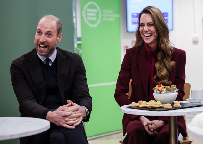 Prince William and Kate Middleton Charing Cross Hospital London