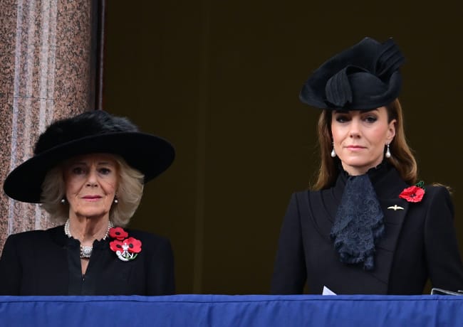 Kate Middleton and Queen Camilla Service of Remembrance