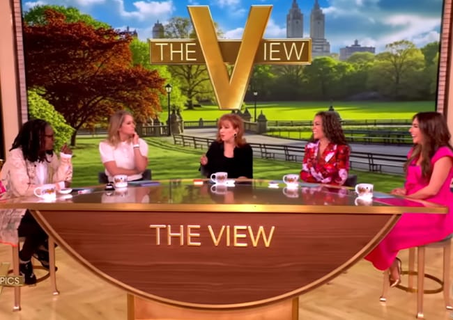 The View panel discussing Donald Trump and Jesus