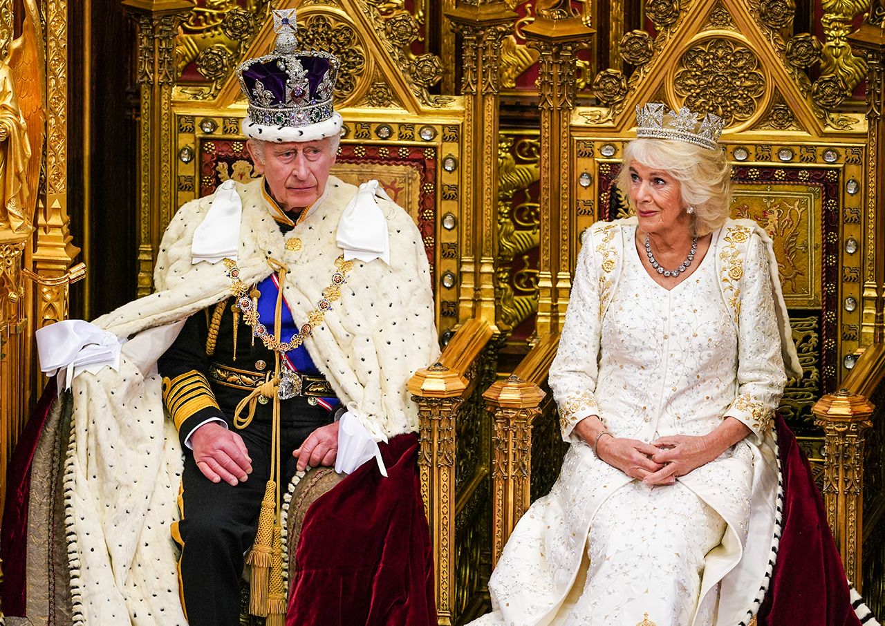 Queen Camilla and King Charles state opening of parliament
