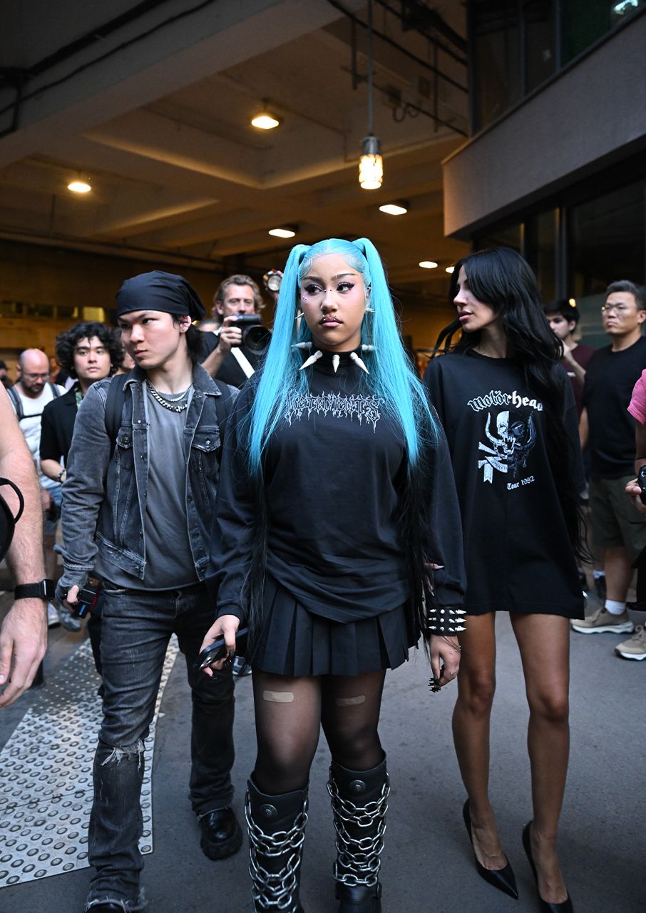 North West Paris Fashion Week paparazzi
