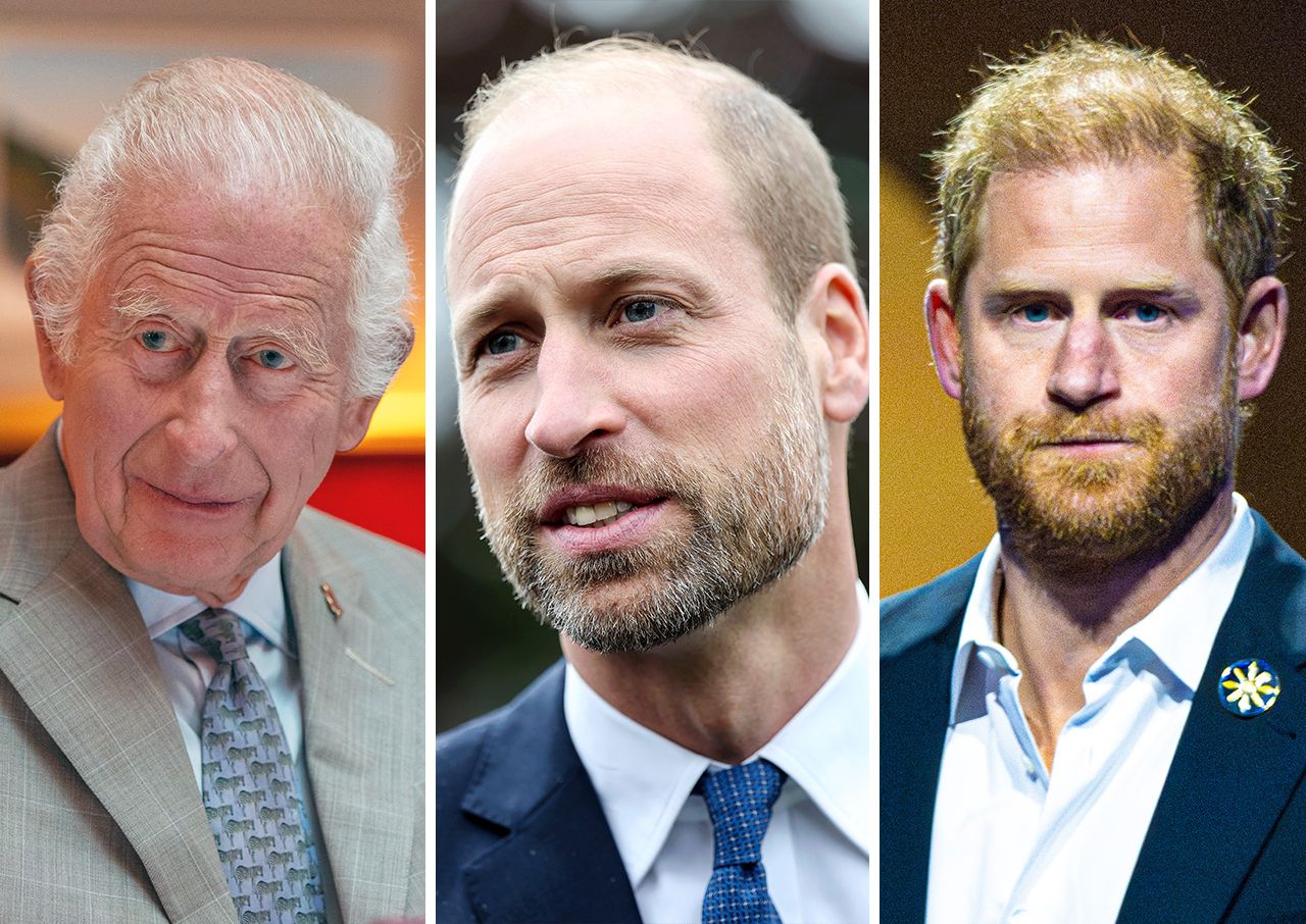 King Charles Prince William Prince Harry