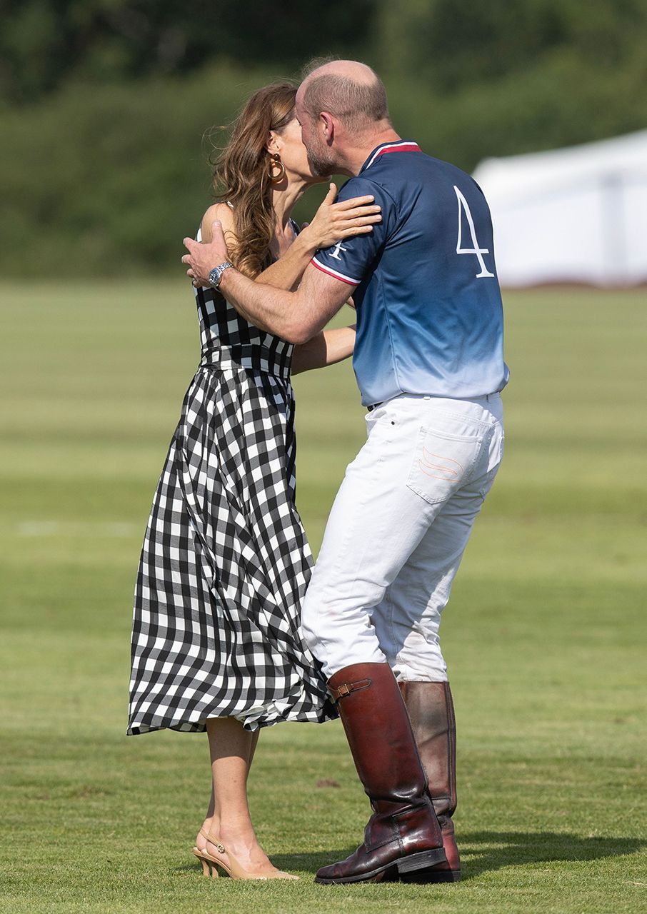 Kate Middleton and Prince William PDA charity polo match