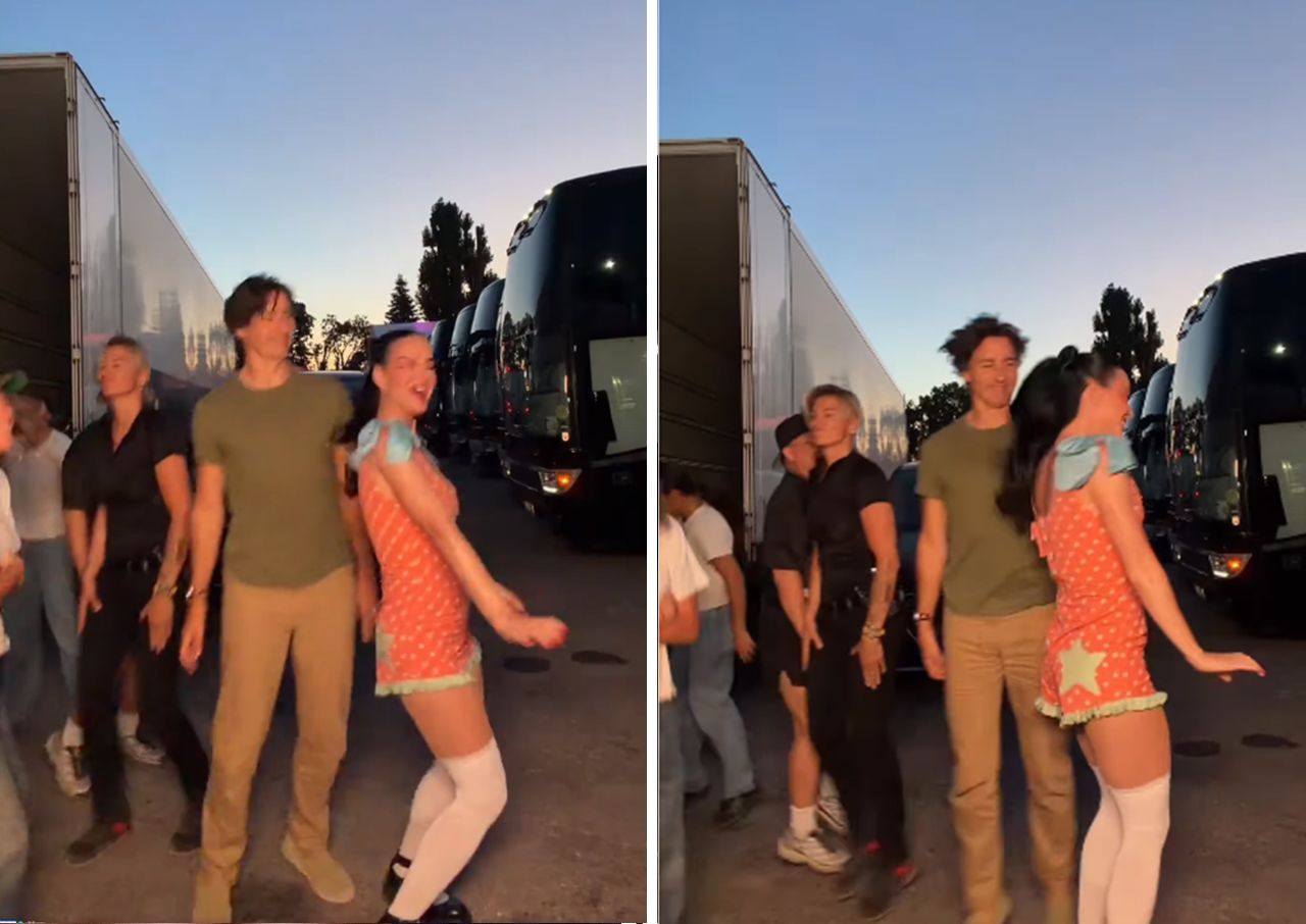 Katy Perry and Justin Trudeau Watch it Burn Tiktok