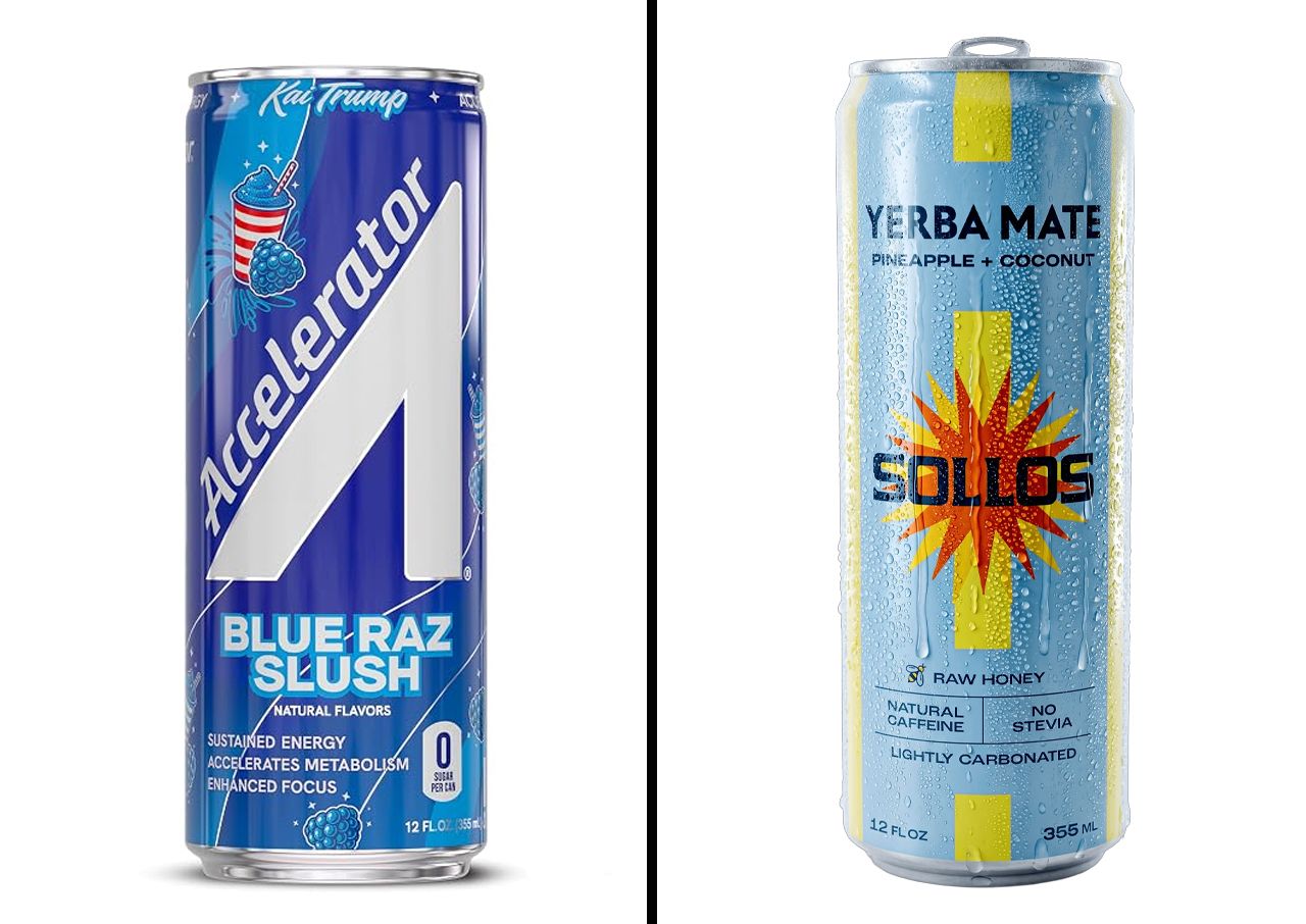 Kai Trump energy drink and Barron Trump energy drink