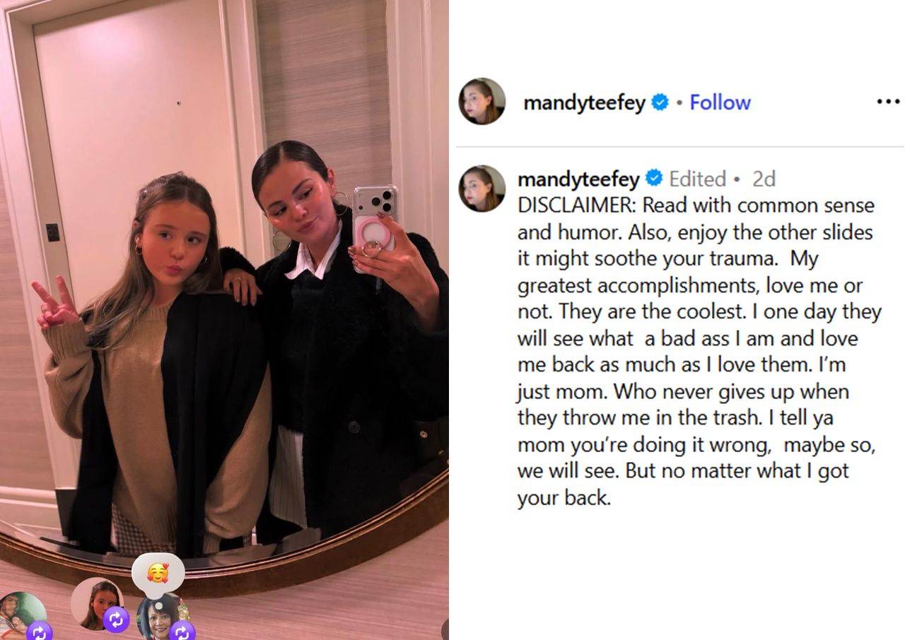 Selena Gomez mom Instagram post