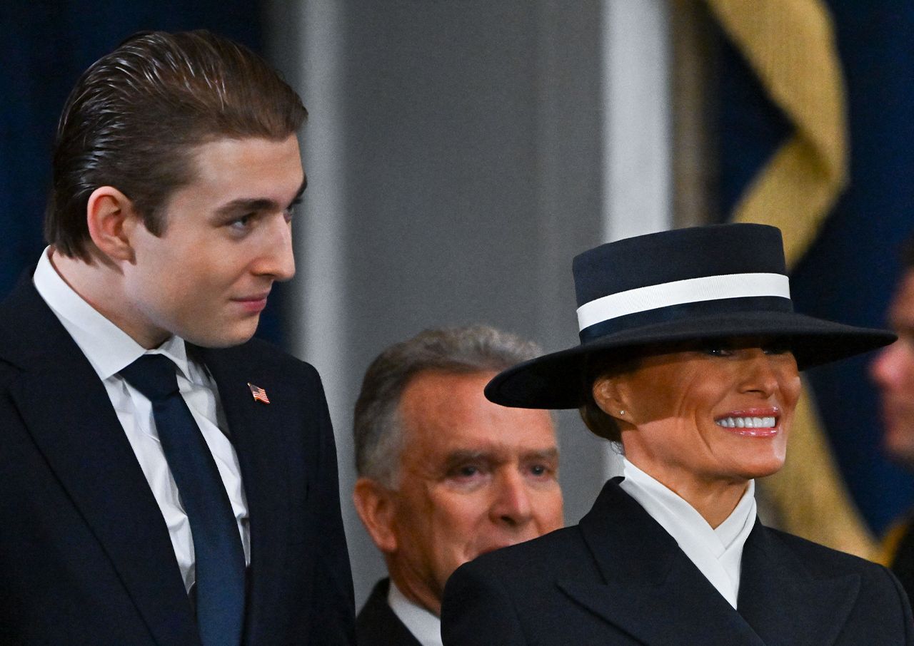 Melania Trump Barron Trump 60th inaugural ceremony of Donald Trump
