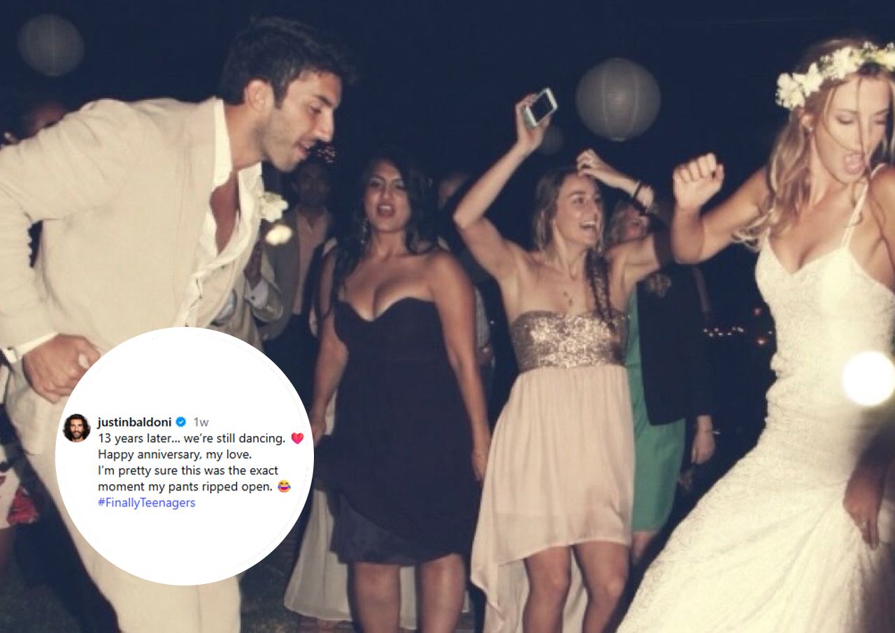 Justin Baldoni Instgram post 13th wedding anniversary