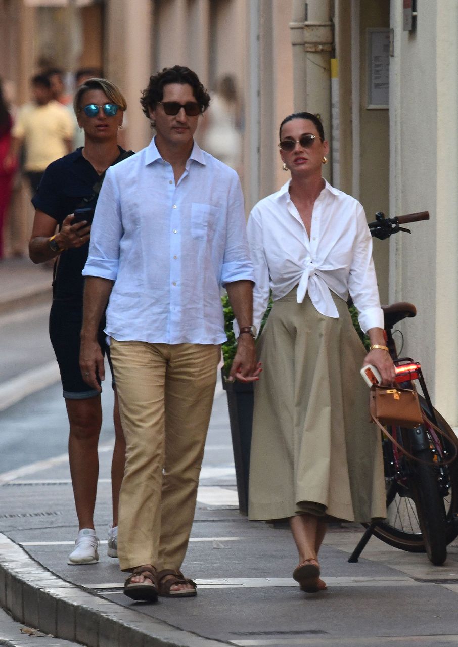 Justin Trudeau and Katy Perry in St Tropez