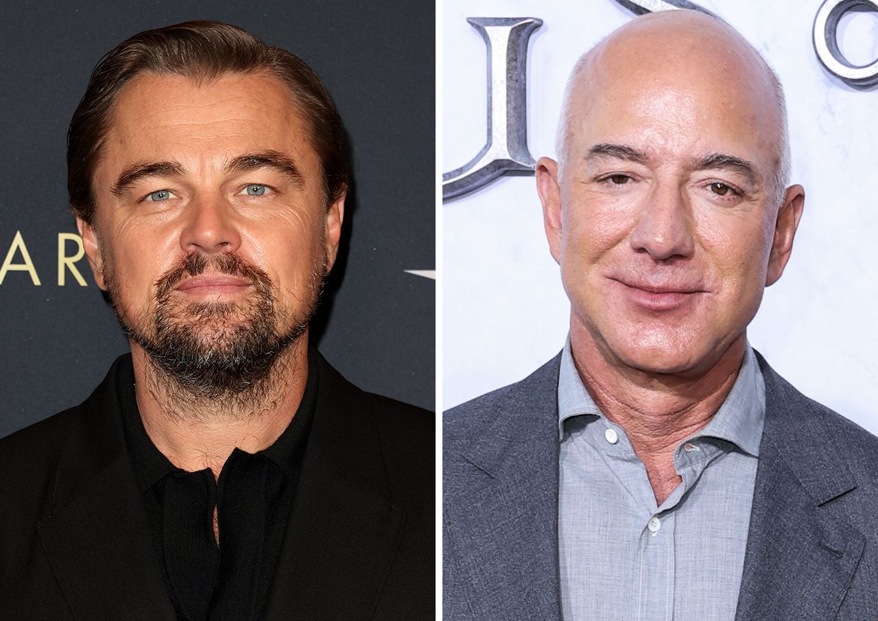Leonardo DiCaprio and Jeff Bezos