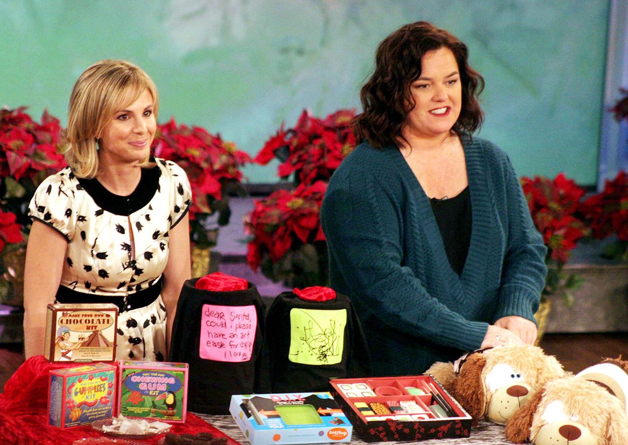 Rosie ODonnell and Elisabeth Hasselbeck on The View