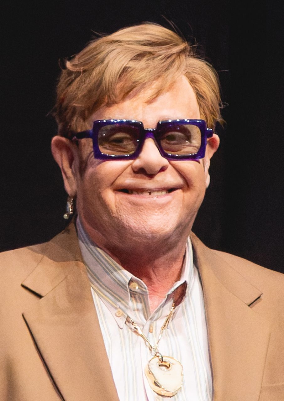 Elton John kneecap necklace