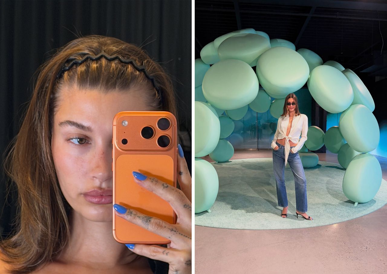 Hailey Bieber Instagram carousel second leg of summer