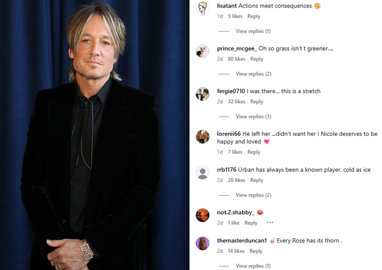 Keith Urban Page Six comments