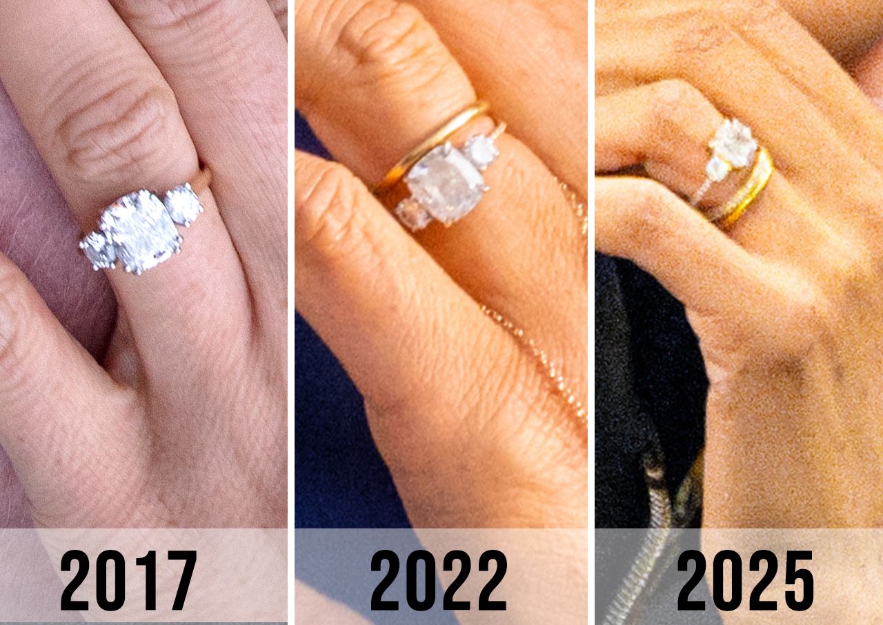 Meghan Markle engagement ring changes