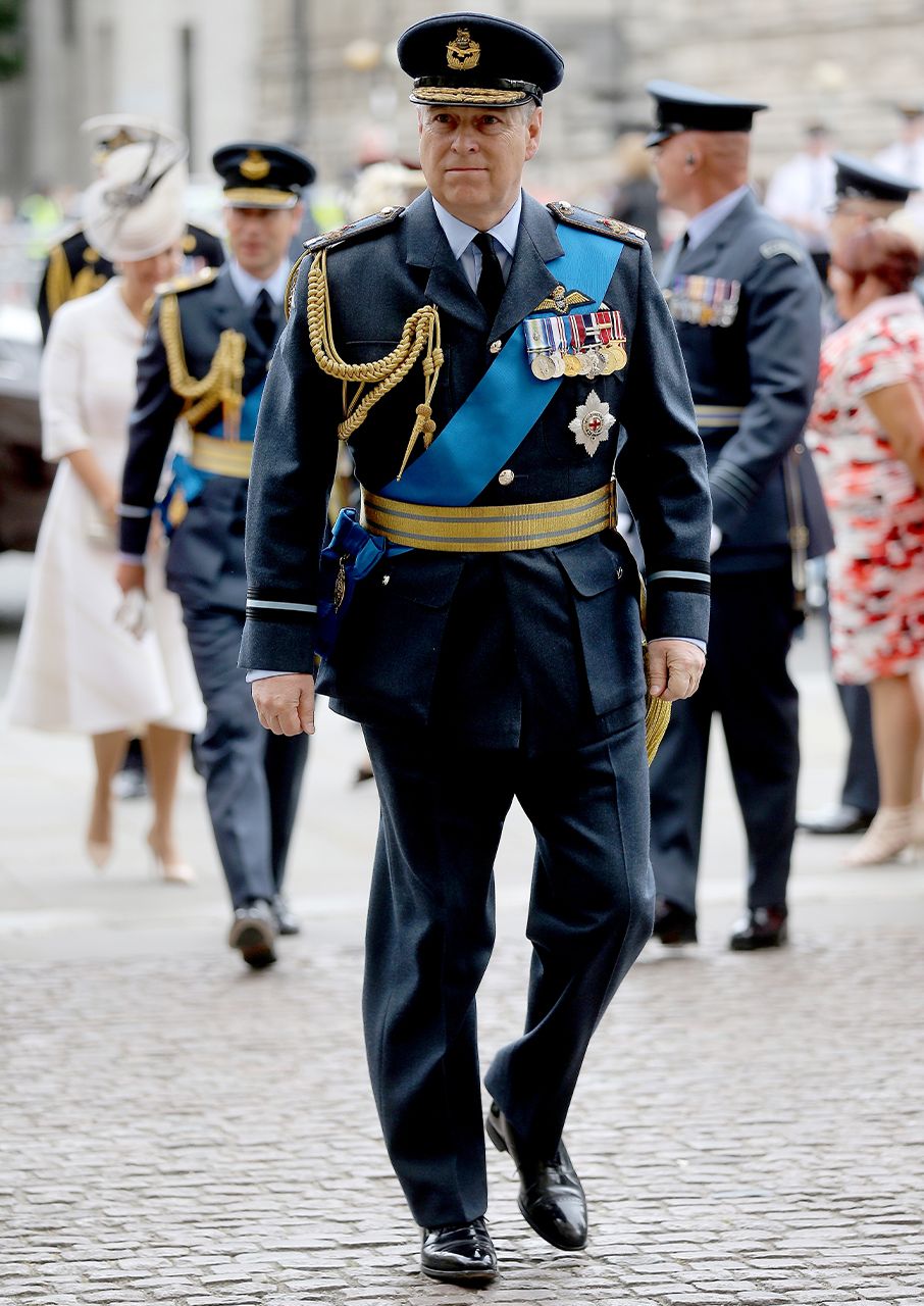 Ex Prince Andrew 100 year celebration Royal Air Force