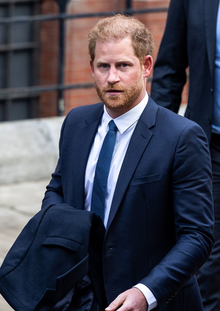 Prince Harry leaving court