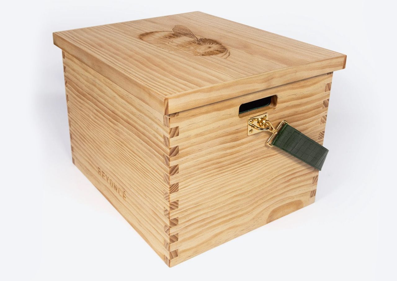 beyonce wooden box