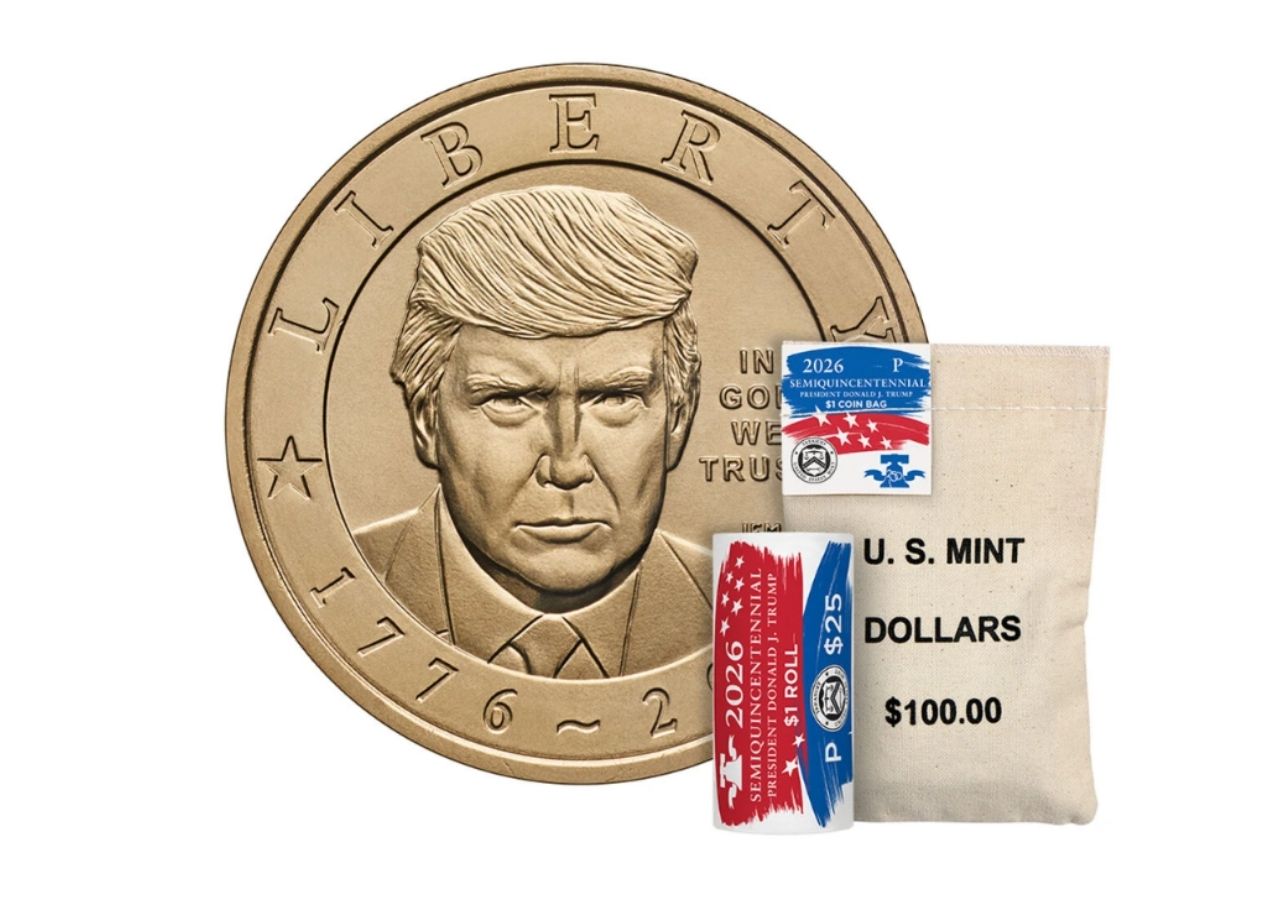 trump gold coin