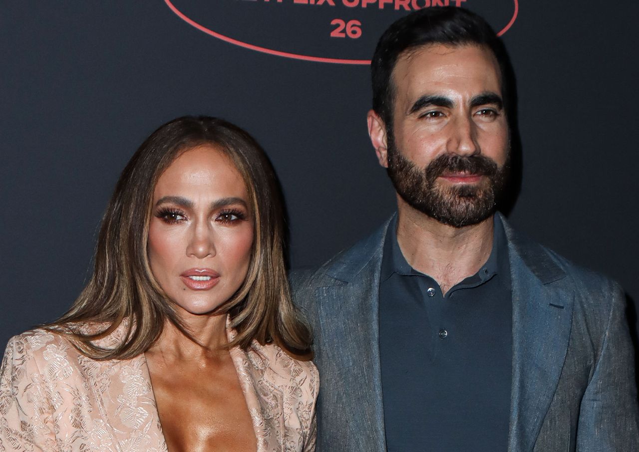 Jennifer Lopez and Brett Goldstein Netflix upfront