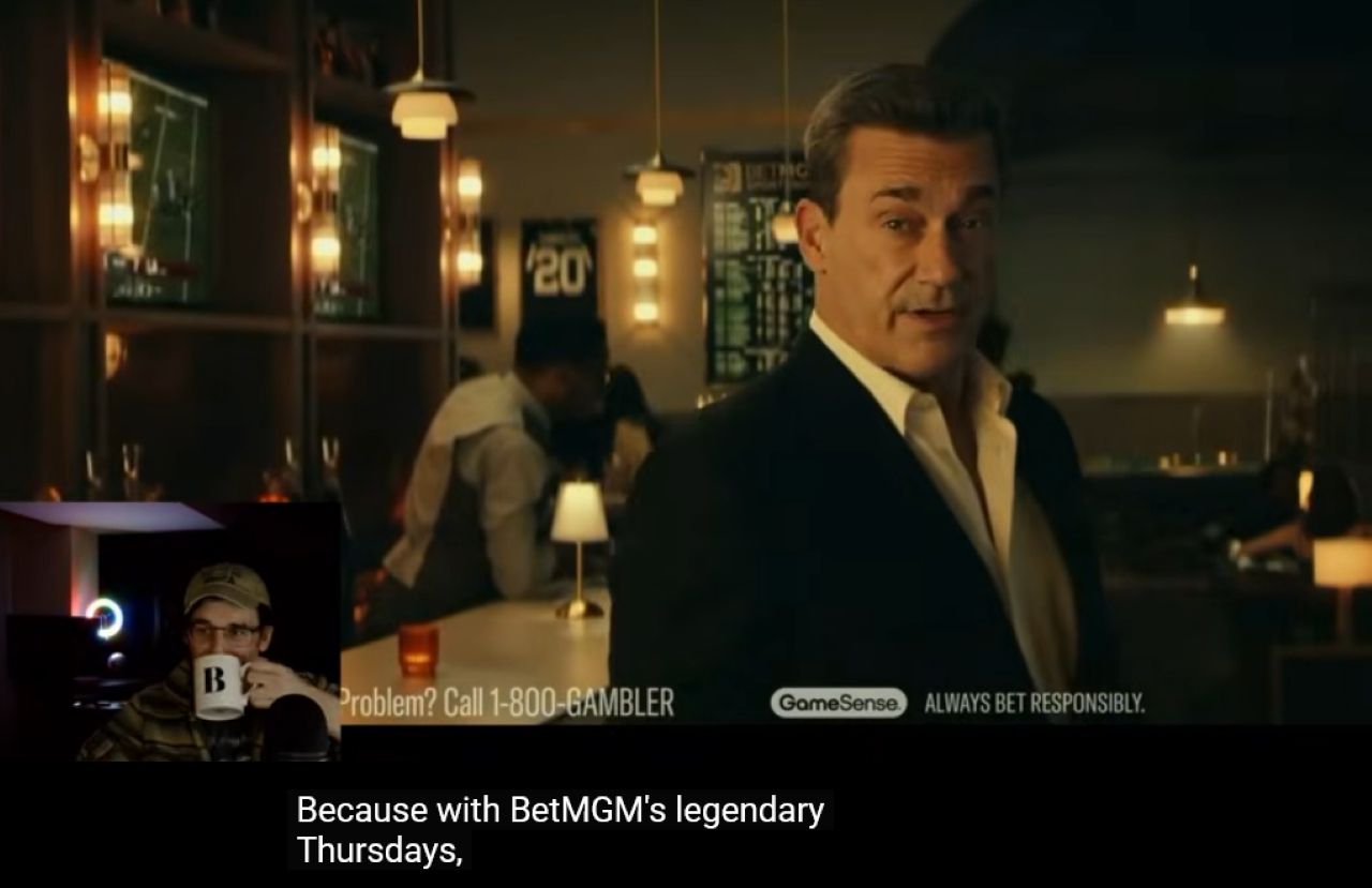 Jon Hamm ad Youtube