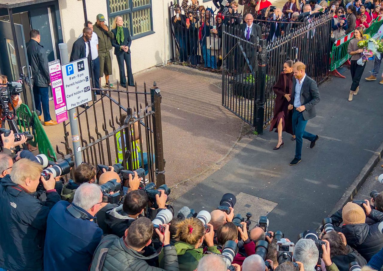 Meghan Markle Nottingham visit community recording studio
