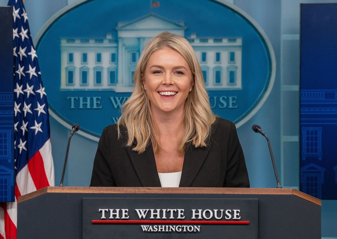 Karoline Leavitt White House press briefing
