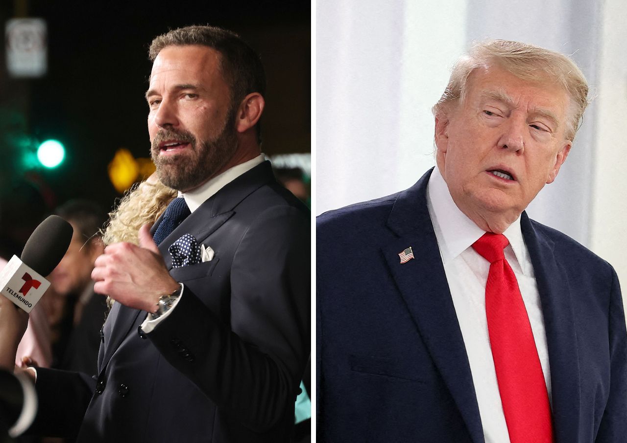 Ben Affleck and Donald Trump