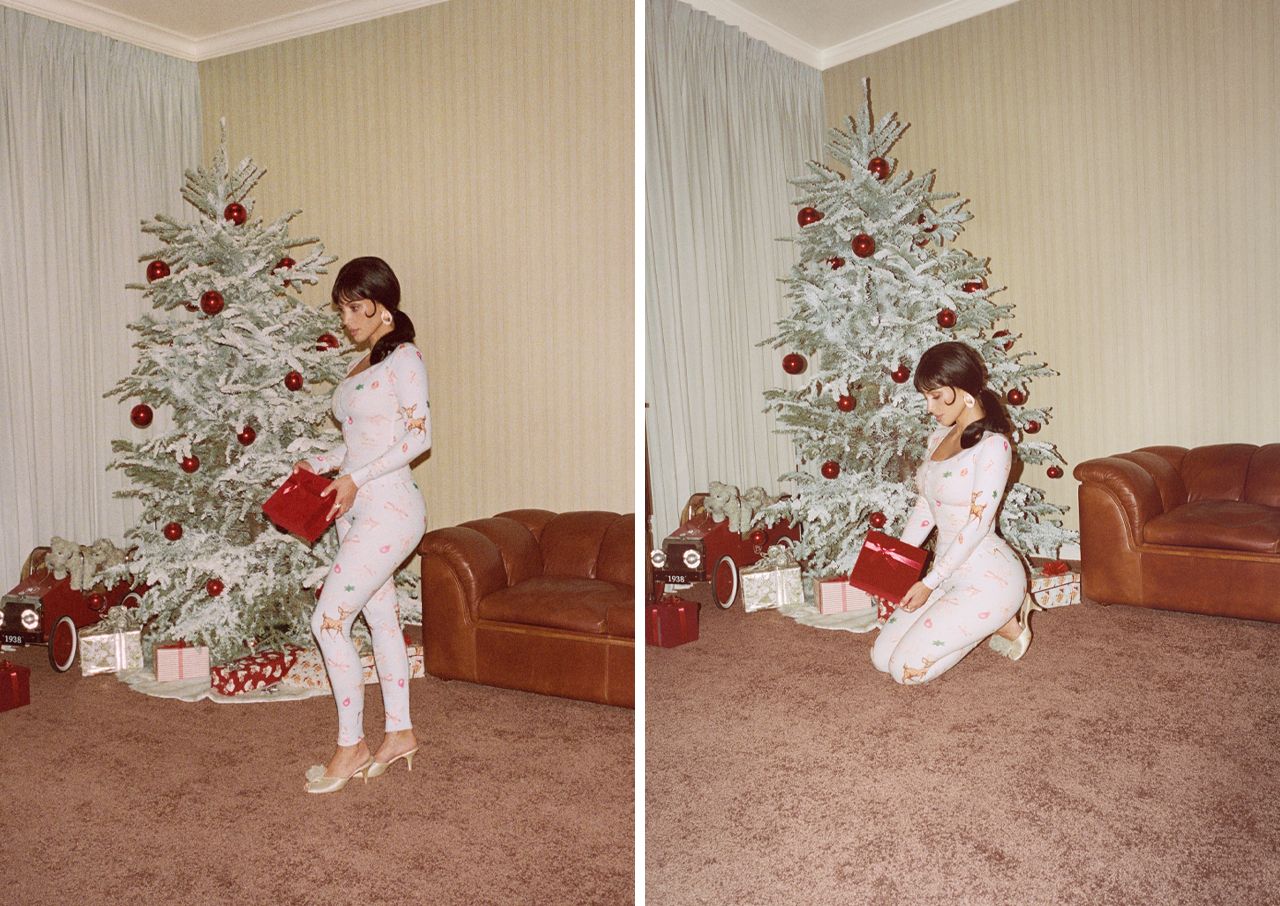 Kim Kardashian Skims Holiday Collection ad 2026