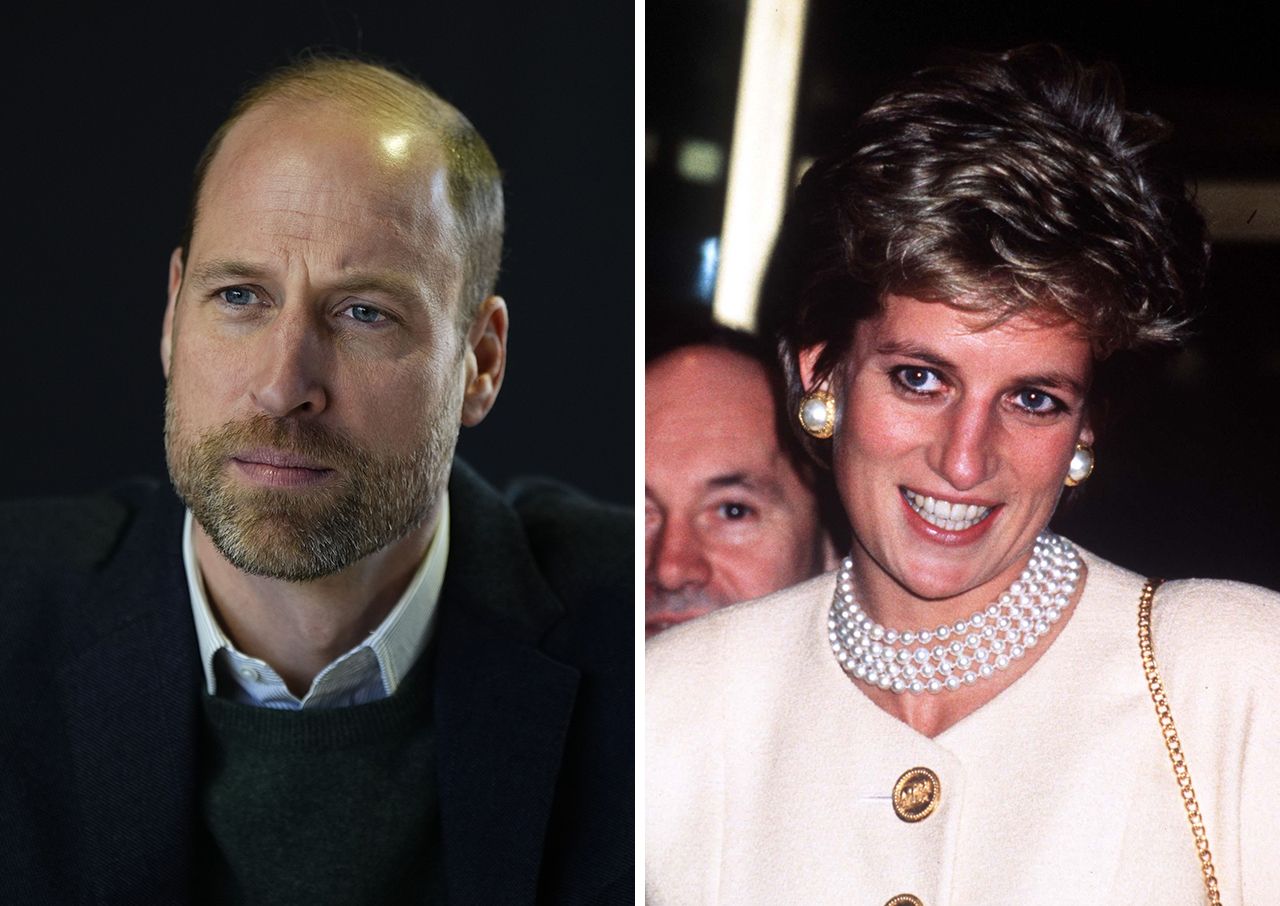 Prince William and Princess Diana