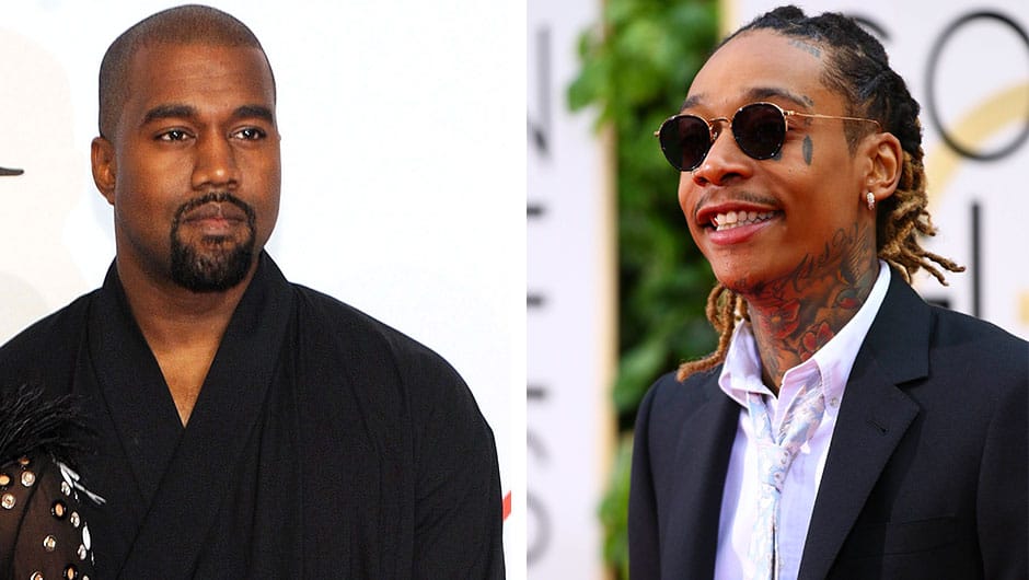 Kanye West and Wiz Khalifa Twitter Feud
