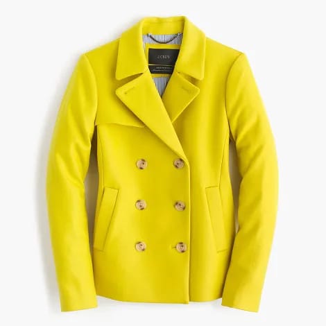 WOOL MELTON SHORT PEACOAT
