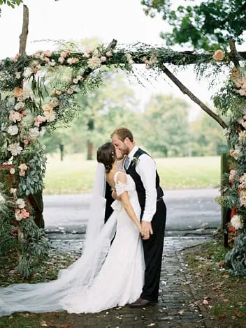 The first kiss.