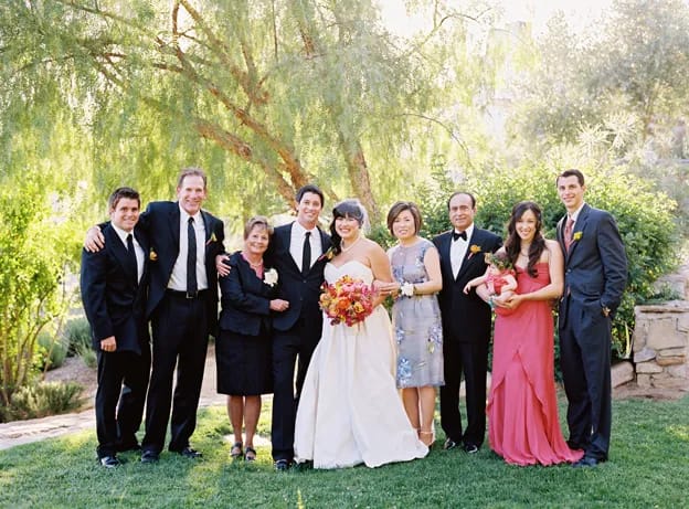 Traditional family portraits.